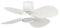 Faro Klover Ventilador de techo pequeño de 4 aspas blanco mate con luz 2700-4000-6000K