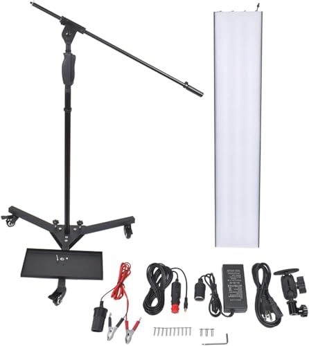 Autogrube Dent Entfernung Lampe, 12V DC licht Paintless Dent Removal Lampe Dent Removal mit verstellbarer Halterung,LED-Licht PDR-Licht Auto Auto-Dellenentfernungswerkzeug