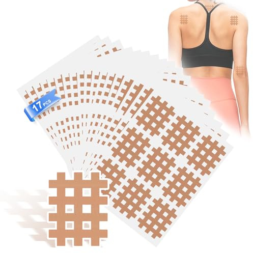160 Gitterpflaster,Akupunktur-Pflaster,Premium-Qualität Gitter-Tapes,Mild und angenehm