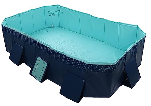 ARTOCT Piscina Plegable, Piscina de PVC de Tamaño Familiar Grande, Fácil Instalación y Plegable para Niños, Adultos, Mascotas, Uso en Interiores y Exteriores (A. TM/D. Khafat)