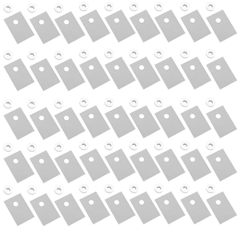 Wärmeleitpads 1 Satz aus Silikon, Isoliermatte für Transistoren | Elektrische Trennung, Einfache Montage, Hohe Zuverlässigkeit, für Gleichrichtermodule und Leistungsteile