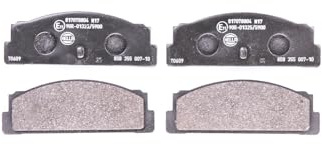 HELLA 8DB 355 007-101 Bremsbeläge | Kompatibel mit: AUTOBIANCHI A 111, PRIMULA Berlina, PRIMULA Coupe, FIAT 124, 124 Coupe, 124 Familiare, 124 Spider, 125, 132