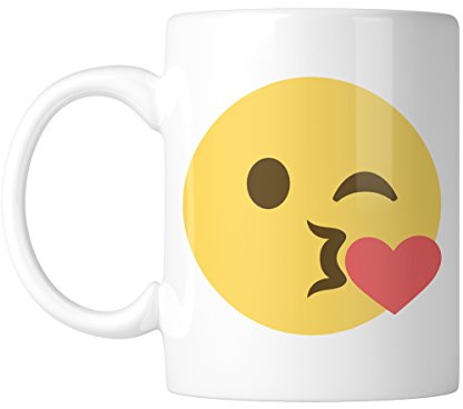 Kissy Face Emoji 11 oz. Mug (1 Mug)