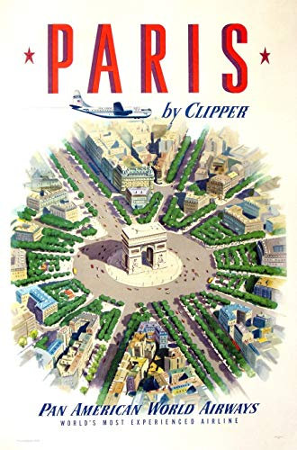 Paris France Arc Triomphe Reproduktion Poster / Format Größe 50 x 70 cm, luxuriöses Papier, 300 g, alle möglichen Formate verfügbar. (Web-Shop)