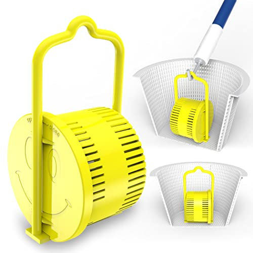 (Aktualisiert) The Skimmie HAPPY TAB - Chlorspender für Poolskimmer - Kann 1 oder 2 (7,6 cm Chlor-Tabs) aufnehmen *Je nach Herstellungsabweichungen - Langlebiger Chlorhalter