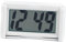 Baoblaze Mini Auto Uhr Fahrzeug Elektronische Digitaluhr Uhr LKW Armaturenbrett, WEIß