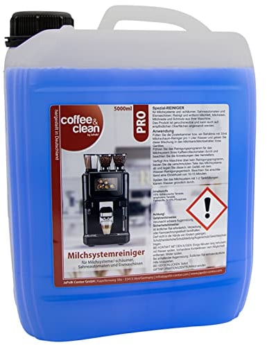 5 Liter JaPeBi Milchschaumreiniger Milchsystemreiniger Spezialreiniger für alle Kaffeevollautomaten Espressomaschinen Sahnespender