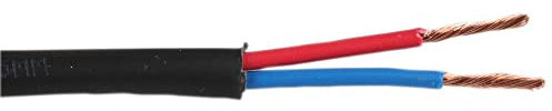 PRO POWER PP3055 Speaker Cable, 2 Core, 2x 2.50mm, LSHF, Black, 100m