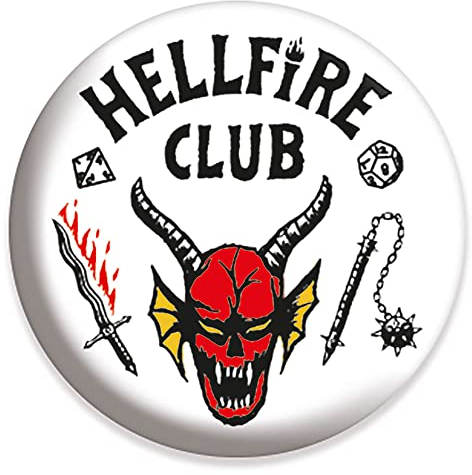 empireposter Stranger Things 4 - Hellfire Club - Ansteck Button Ø2,5 cm