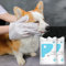 MMIAOO Fellpflege-Handschuhe für Hunde und Katzen, Haustierpflege-Handschuhe für Katzen und Hunde, Hunde-Tücher, Katzentücher, Haustier-Tücher, Reinigungstücher, Massage-Handschuhe (16 Stück/2 Stück)