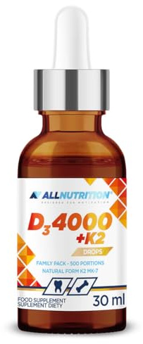 Allnutriton, Vit D3 4000 + K2 Drops - 30 ml.