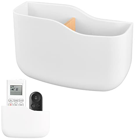 Pinsheng Soporte de Pared de Control Remoto, Autoadhesivos Caja de Remoto Soporte de Pared, Caixa de Armazenamento de controlo Remoto, Organizador Mando a Distancia para Distancia Llaves Bolígrafo