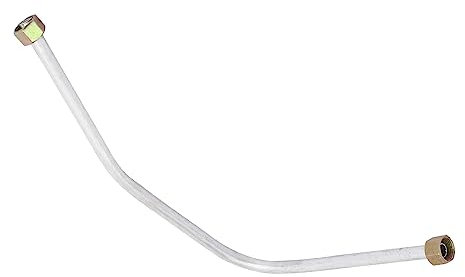 QUARKZMAN 435mm Alluminio Aria Compressore Scarico Tubo x 1pz Materiale Accessori Parte Sostituzione per Compressore Aria, [Argentato]