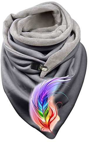 Qixiu Schal Mit Knöpfen Strickschal Frauen Musselin Schal Deckenschal Frauen Lauschig Strickschal Schal Valentinstag Ein Weicher
