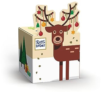 Ritter Sport Rentier-Würfel 83g, 12er Pack