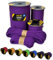 EdcX Paracord 4mm, 35+ Solid Colors (10m, 15m, 30m, 50m, 100m, 300m) | Ideal for Crafting, DIY, Camping, Survival, Outdoor | 100% Nylon Rope 4mm | Tactical Cord 550 Type III (Purple, 10 m)