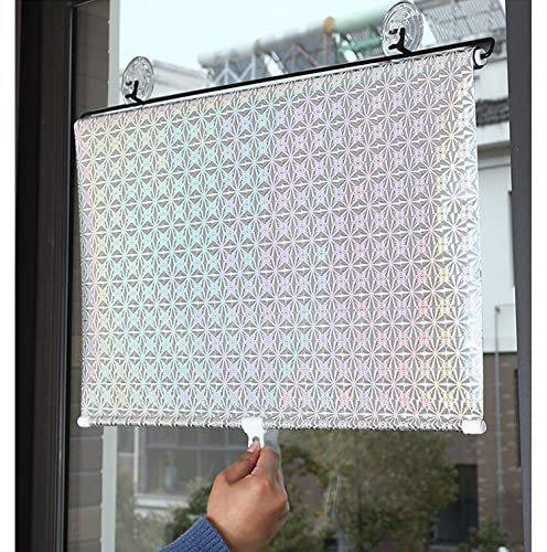 Agashi Tenda a Rullo per Finestra Consa, Tenda Oscurante Retrattile Senza Foratura, Parasole per Auto, Camera da Letto Di Casa, Finestre Sul Tetto, Ufficio/W40*L125Cm/16 * 49In