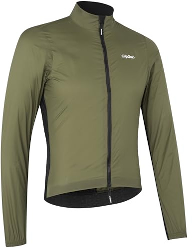GripGrab PACR Windjacke Rennrad Herren Winddichte Radjacke MTB Gravel Bike | Leichter Windbreaker mit 2-Wege-RV, atmungsaktivem Mesh-Einsatz und kleinem Packmaß für Trikottaschen, enganliegende Passform