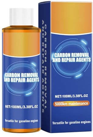 higyee Agente de reparación de eliminación de Carbono del Motor,Limpiador de acumulación de Carbono para Motor de automóvil - Aceite de reparación y eliminación de carbón de 100 ml - Limpiador de