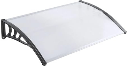 Front Door Canopy Canopy Awning Rain Shelter Front Back Porch Outdoor Shade Patio Roof Cover Door Canopy Awning Protection 120cm 150cm 200cm(Width 120CM)