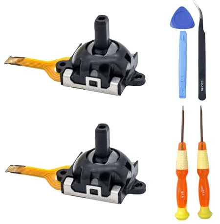 Hzxkqmil Analoger Joystick für Legion Go Controller, Ersatz-Joysticks Thumb Sticks Modul Zubehör mit Werkzeugen Kompatibel mit Lenovo Legion Go Handheld, 2 Stück