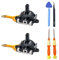 Hzxkqmil Joystick Analogique pour Legion Go Manette, Joysticks de Remplacement Module Bâtons de Pouce Accessoires avec Outils Compatible avec Lenovo Legion Go, 2 pièces