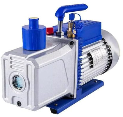 Langjiee Pompe à Vide 6/9 Cfm 1 HP Pompe à Vide De Climatisation à Double étage 5pa pour L'évacuation sous Vide De Réparation Automobile(Color:6 CFM 1-2 HP)