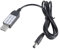 NPXUAMTJ Câble adaptateur USB 5 V 2 A vers DC4 5 V 1 A avec DC5 5 x 2 1 mm pour appareils avec piles 3AA 100 cm 39 37 pouces