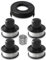Compatible avec Black & Decker Grass Trimmer Remplacez GL250, GL310, GL360 Bobines Outil de tondeuses de chaîne, ligne de bobine de tondeuse（1 Capuchons de bobine+4 Bobine+1 ressort）