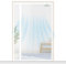 SCREEN DOOR Zanzariera Magnetica per Porta 70x250cm | Zanzariera Reversibile con Apertura a Sinistra/Destra, Accesso Facile, Protezione Insetti – Bianco