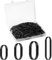 120 Pcs Elastic Bands,4 Sizes Heavy Duty Black Thick Rubber Bands,Expandable Large Elastic Bands for Home School Office Workshop Accessories 5/6/8/12CM