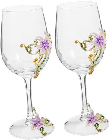 BESTOYARD 2piezas Copa De Vino De Creativa De Elegante Vaso De Licor Para Fiestas y Celebraciones Diseño Para Eventos y Reuniones Sociales