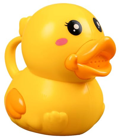 Rrlihjgu para Niños | Jarra De Agua Infantil | Pato Amarillo para Flores Jardín Exterior Interior Baño Patio