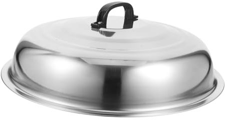 Healifty Inoxidable para Olla de Gruesa y Redonda para Utensilios para Peroles y Sartenes Resistente y Duradera