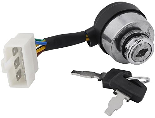 Interruttore di accensione con chiave per 2.5 – 6.5 KW gas generatore 188 F starter, 6 fili di accensione serratura a cilindro con chiave