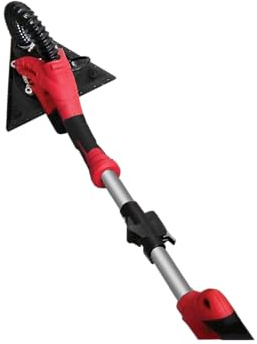 TECMIX TM LHS 710 D Langhalsschleifer | 710 W | inkl. Rund- & Dreiecksschleifkopf | Teleskopgriff | Staubabsaugung | Tragetasche | 600–1500 U/min | Für Wand- & Deckenschliff