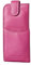 Lakeland Leather Glasses Case in Cranberry Pink - real leather soft spectacles pouch for men and women