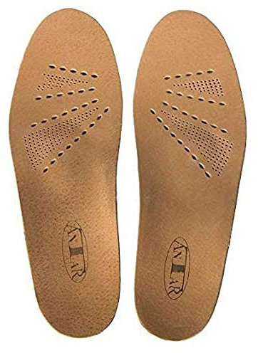 Antar AT53501 44 Leder Orthopädische Einlagen mit Längs und Quergewölbestütze, Größe 44, 100 g