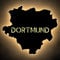 Led Dortmund personalisiert mit Wunschtext Lasergravur Schlummerlicht für Schlafzimmer Wohnzimmer Geschenk