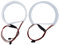 Angel Eye Set de estilo 1 Conjunto (2x 146mm + 2x 131 mm) Blanco Halo Cotton Light Car Coche SMD LED Ángel Ojos for BMW E46 No proyector Auto Iluminación automática Faros Angel Eyes