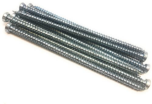 10 Stück Fensterrahmenschraube, Senkkopf TX30, verzinkt blau 7.5x92 mm