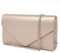 Clutch bag oro champagne laminata a busta pochette donna elegante da cerimonia piccola borsa gioiello crema gold borsetta beige a mano e dorata da sera con tracolla catena Ecopelle Champagne