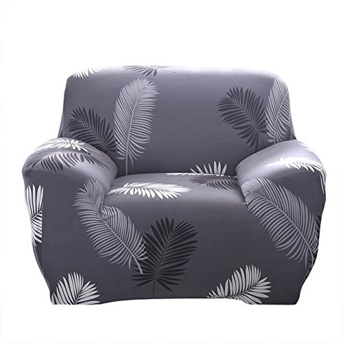 ele ELEOPTION Sofa Überwürfe Sofabezug Stretch elastische Sofahusse Sofa Abdeckung in Verschiedene Größe und Farbe(1 Sitzer für Sofalänge 90-130cm,Gedruckt A)
