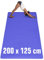 EYEPOWER 200x116 Fitnessmatte XXL Yogamatte 6mm rutschfest - Sport Teppich Bodenschutzmatte Fitness Sportmatte Groß - Gymnastikmatte Dicke Trainingsmatte XXL Unterlage Fitnessgeräte Matte Rudergerät