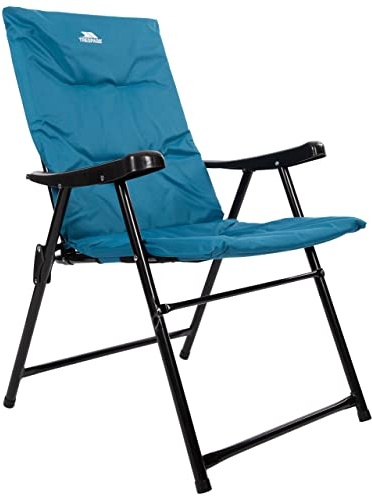 Trespass Folding Padded Garden Deck Chair Paddy Rich Teal One Size