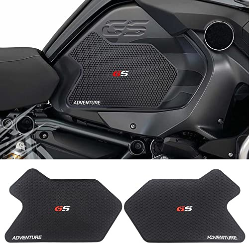Willis Paraserbatoio per Moto per R1200GS ADV R1250GS Adventure 2013-2021,Gomma Antiscivolo Adesivi per Moto(Nero)