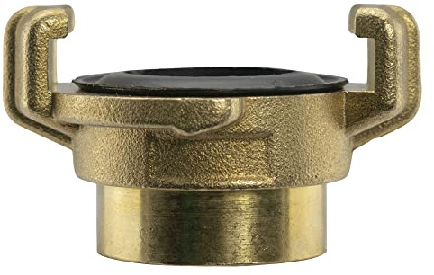 Solid Brass Hose Claw Fittings for taps with 3/4 bsp Thread,Used by professionall Gardeners,Landscapers and Nursery Workers (3/4 Female Thread)