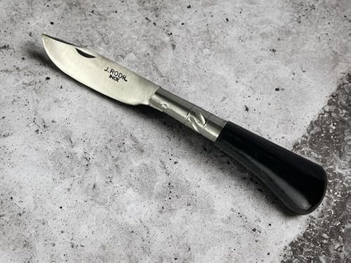 Navaja artesanal de Taramundi J. Rodil forjada artesanalmente - Modelo 01 | Ébano