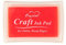 Ancwzoz Stempelkissen für Kinder Waschbar für Gummistempel Papier Scrapbooking, Rosa