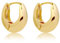 Creolen Gold Ohrringe, Damen Silber 925 Creolen Klobig 14k Vergoldet Ohrringe Kleine Knorpel Huggie Creolen Klobig Leicht Breit Creolen Kreolen Mini Kleine Gold Chunky Creolen Ohrringe Damen Mädchen
